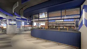 Complimentary bar including selected beer, wine, spirits, and soft drinks