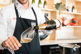 High quality, free-flowing champagne, wines, cocktails and beers