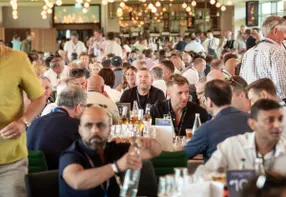 Complimentary bar including beers, wines and soft drinks