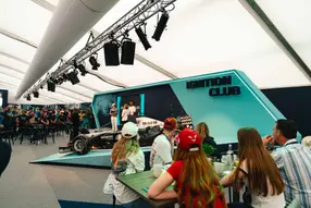 Catch live music, thrilling entertainment, and exclusive interviews with motorsport personalities and former F1® personnel