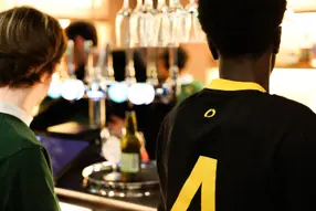 Complimentary bar including selected beer, wine and soft drinks