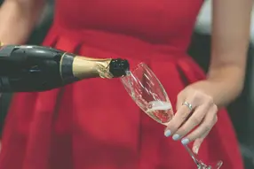 Sparkling wine reception
