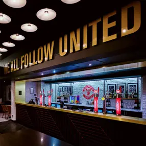 Access to the hospitality facility three hours pre-match and one hour post-match