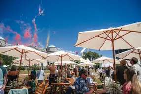 Unlimited house wine, beer and soft drinks