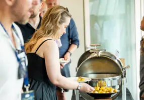 Complimentary bar including beers, wines, spirits and soft drinks