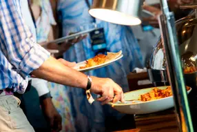 Premium buffet stations style lunch