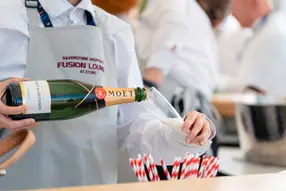 Enjoy free-flowing champagne, curated cocktails, fine wines, craft beers, and soft drinks from elegant bar spaces