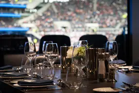 Access to private suite: Immerse yourself in the privacy and exclusivity of the NFL Suite, perfect for groups of 12, 18, or 21 guests. Enjoy an intimate setting to experience the concert with your friends or family. The Suites offer both space and comfort