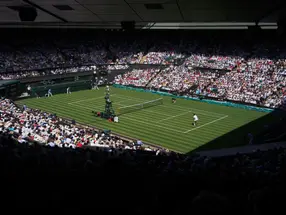 Prime location reserved Debenture Holders’ seats on court for the entire day’s play