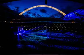 Dedicated hospitality entrance at Wembley Stadium