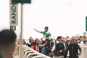 Balcony overlooking parade ring